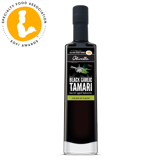 Black Garlic Tamari Barrel Aged Balsamic